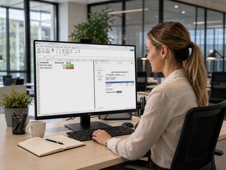 Finance professional using SnipCell inside Excel